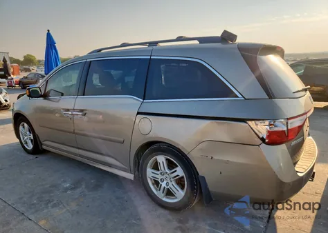 2011 Honda Odyssey Touring from USA, damaged, VIN 5FNRL5H91BB061232